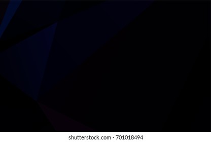 Dark Pink, Blue vector polygonal pattern. Triangular geometric sample with gradient.  The polygonal design can be used for your web site.