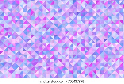 Dark Pink, Blue vector polygonal background. Colorful abstract illustration with gradient. The best triangular design for your business.