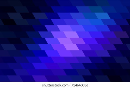 Dark Pink, Blue vector polygonal illustration, which consist of rectangles. Rectangular pattern for your business design. Geometric background in Origami style with gradient. 