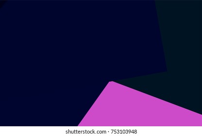 Dark Pink, Blue vector polygonal illustration consisting of rectangles. Rectangular design for your business. Creative geometric background in origami style with gradient.