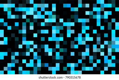 Dark Pink, Blue vector polygonal illustration, which consist of rectangles. Rectangular pattern for your business design. Geometric background in Origami style with gradient. 