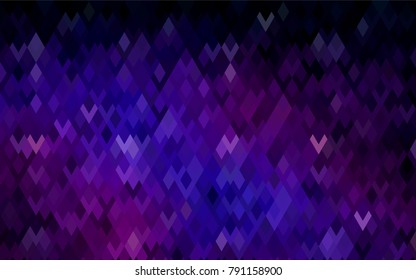 Dark Pink, Blue vector polygonal illustration, which consist of rectangles. Rectangular pattern for your business design. Geometric background in Origami style with gradient. 