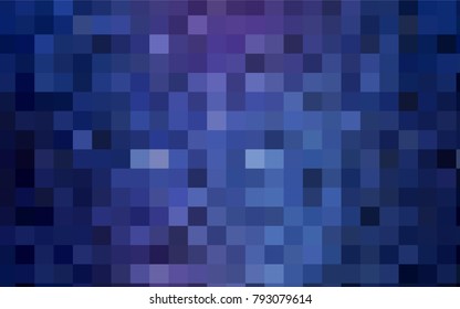 Dark Pink, Blue vector polygonal illustration, which consist of rectangles. Rectangular pattern for your business design. Geometric background in Origami style with gradient. 