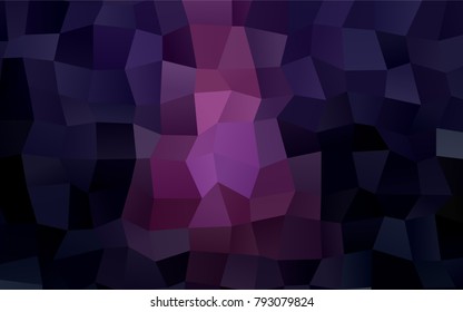 Dark Pink, Blue vector polygonal illustration consisting of rectangles. Rectangular design for your business. Creative geometric background in origami style with gradient.