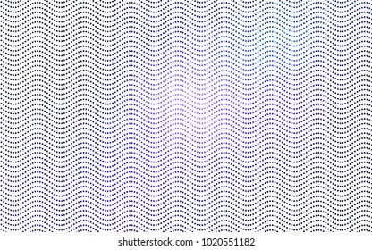 Dark Pink, Blue vector red banner with set of circles, dots. Donuts Background. Creative Design Template. Technological halftone illustration.