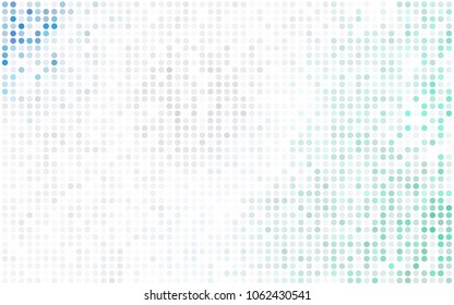 Dark Pink, Blue vector red pattern of geometric circles, shapes. Colorful mosaic banner. Geometric background with colored disks.