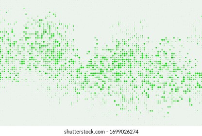Dark Pink, Blue vector red banner with set of circles, dots. Donuts Background. Creative Design Template. Technological halftone illustration.