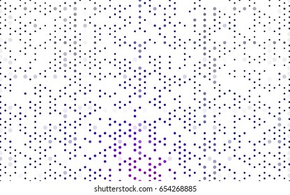 Dark Pink, Blue vector red banner with set of circles, dots. Donuts Background. Creative Design Template. Technological halftone illustration.