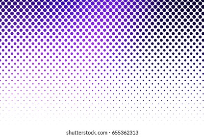Dark Pink, Blue vector red banner with set of circles, dots. Donuts Background. Creative Design Template. Technological halftone illustration.