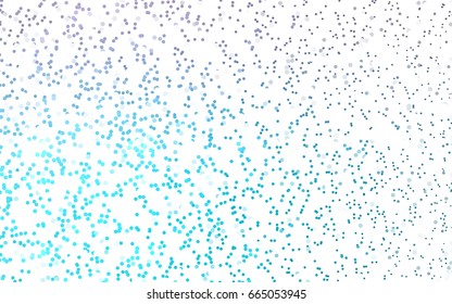 Dark Pink, Blue vector red pattern of geometric circles, shapes. Colorful mosaic banner. Geometric background with colored disks.