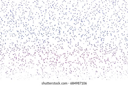 Dark Pink, Blue vector red banner with set of circles, dots. Donuts Background. Creative Design Template. Technological halftone illustration.