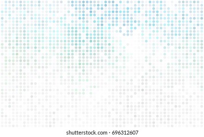 Dark Pink, Blue vector red banner with set of circles, dots. Donuts Background. Creative Design Template. Technological halftone illustration.