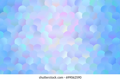 Dark Pink, Blue vector red banner with set of circles, dots. Donuts Background. Creative Design Template. Technological halftone illustration.