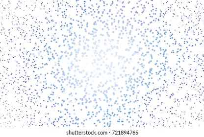 Dark Pink, Blue vector red pattern of geometric circles, shapes. Colorful mosaic banner. Geometric background with colored disks.
