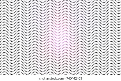 Dark Pink, Blue vector red pattern of geometric circles, shapes. Colorful mosaic banner. Geometric background with colored disks.