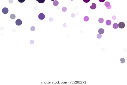Dark Pink, Blue vector red banner with set of circles, dots. Donuts Background. Creative Design Template. Technological halftone illustration.