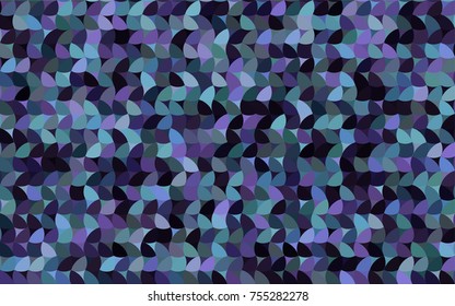 Dark Pink, Blue vector red pattern of geometric circles, shapes. Colorful mosaic banner. Geometric background with colored disks.