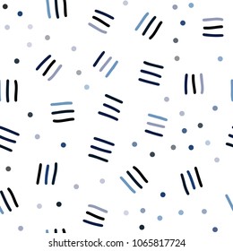 Dark Pink, Blue vector seamless template with geometric lines. Trendy seamless illustration with abstract lines. Pattern for trendy fabric, wallpapers.