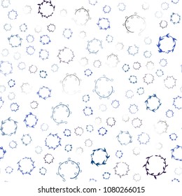 Dark Pink, Blue vector seamless  backdrop with dots. Glitter abstract illustration with blurred drops of rain. Beautiful design for your business advert.