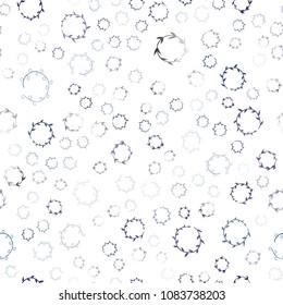 Dark Pink, Blue vector seamless  template with circles. Blurred decorative design in abstract style with bubbles. Pattern can be used for ads, leaflets.