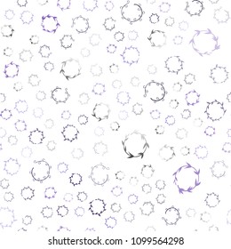 Dark Pink, Blue vector seamless pattern with spheres. Beautiful colored illustration with blurred circles in nature style. Pattern can be used as texture of wallpapers.