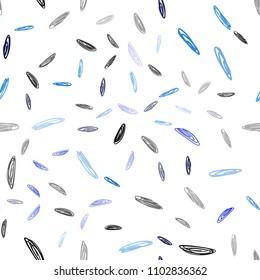 Dark Pink, Blue vector seamless background with bubbles. Blurred decorative design in abstract style with bubbles. Pattern can be used as texture of wallpapers.