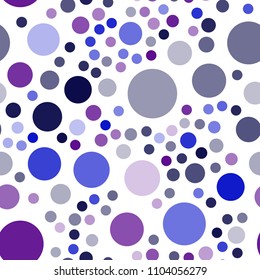 Dark Pink, Blue vector seamless layout with circle shapes. Blurred bubbles on abstract background with colorful gradient. New design for ad, poster, banner of your website.