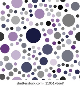 Dark Pink, Blue vector seamless background with bubbles. Illustration with set of shining colorful abstract circles. New design for ad, poster, banner of your website.