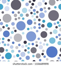 Dark Pink, Blue vector seamless texture with disks. Modern abstract illustration with colorful water drops. Beautiful design for your business advert.
