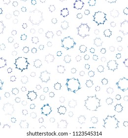 Dark Pink, Blue vector seamless backdrop with dots. Abstract illustration with colored bubbles in nature style. Beautiful design for your business advert.