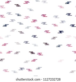 Dark Pink, Blue vector seamless texture with colored lines. Shining colored illustration with narrow lines. The template can be used as a background.