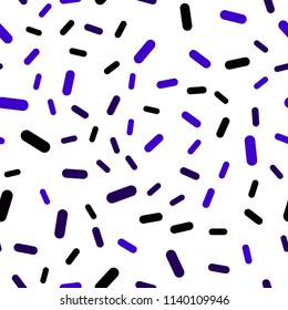 Dark Pink, Blue vector seamless template with repeated sticks. Shining colored illustration with sharp stripes. The pattern for ad, booklets, leaflets.