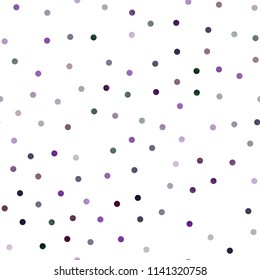 Dark Pink, Blue vector seamless background with bubbles. Glitter abstract illustration with blurred drops of rain. The pattern can be used for ads, leaflets of liquid.