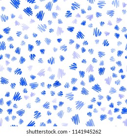Dark Pink, Blue vector seamless background with straight lines. Glitter abstract illustration with colored sticks. Pattern for your busines websites.