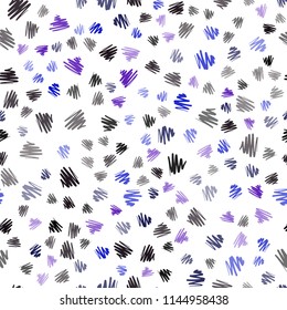 Dark Pink, Blue vector seamless template with repeated sticks. Shining colored illustration with sharp stripes. Pattern for your busines websites.
