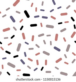 Dark Pink, Blue vector seamless template with repeated sticks. Decorative shining illustration with lines on abstract template. Template for your beautiful backgrounds.