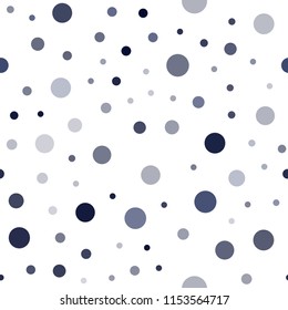 Dark Pink, Blue vector seamless backdrop with dots. Modern abstract illustration with colorful water drops. Pattern for trendy fabric, wallpapers.
