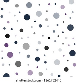 Dark Pink, Blue vector seamless background with bubbles. Beautiful colored illustration with blurred circles in nature style. Design for textile, fabric, wallpapers.