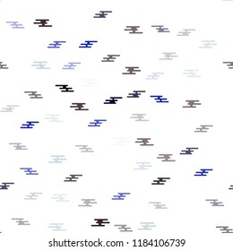 Dark Pink, Blue vector seamless template with repeated sticks. Blurred decorative design in simple style with lines. The pattern can be used for busines ad, booklets, leaflets