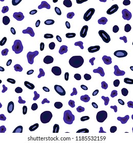 Dark Pink, Blue vector seamless texture with disks. Blurred bubbles on abstract background with colorful gradient. Pattern for trendy fabric, wallpapers.