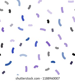 Dark Pink, Blue vector seamless background with abstract circles. Brand new colored illustration in marble style with gradient. Brand new design for your ads, poster, banner.