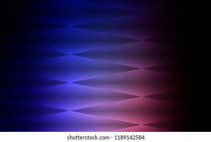 Dark Pink, Blue vector seamless template with crystals, rectangles. Illustration with set of colorful rectangles. Trendy design for wallpaper, fabric makers.