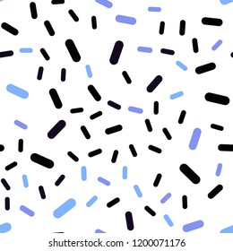 Dark Pink, Blue vector seamless background with straight lines. Blurred decorative design in simple style with lines. Smart design for your business advert.