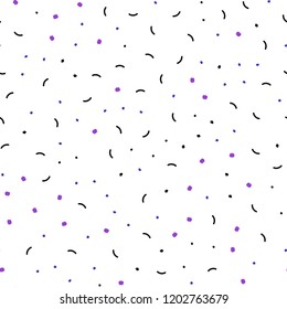 Dark Pink, Blue vector seamless template with circles, triangles. Colorful illustration with circles and lines in futuristic style. Pattern for design of fabric, wallpapers.