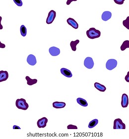 Dark Pink, Blue vector seamless layout with circle shapes. Blurred bubbles on abstract background with colorful gradient. Design for textile, fabric, wallpapers.