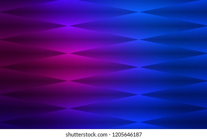 Dark Pink, Blue vector seamless template with crystals, rectangles. Glitter abstract illustration with rectangular shapes. Design for textile, fabric, wallpapers.