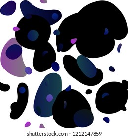 Dark Pink, Blue vector seamless texture with disks. Colorful illustration with blurred circles in nature style. Trendy design for wallpaper, fabric makers.