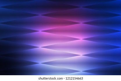 Dark Pink, Blue vector seamless layout with lines, rectangles. Abstract gradient illustration with rectangles. Design for textile, fabric, wallpapers.