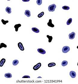 Dark Pink, Blue vector seamless background with bubbles. Glitter abstract illustration with blurred drops of rain. Trendy design for wallpaper, fabric makers.