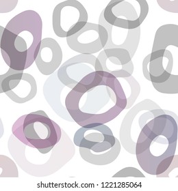 Dark Pink, Blue vector seamless backdrop with dots, spots. Blurred decorative design in abstract style with bubbles. Pattern for trendy fabric, wallpapers.